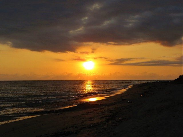 הורדה חינם של Sunset Ocean Water - תמונה או תמונה בחינם לעריכה עם עורך התמונות המקוון GIMP