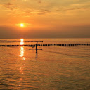 Sunset on the beach  screen for extension Chrome web store in OffiDocs Chromium