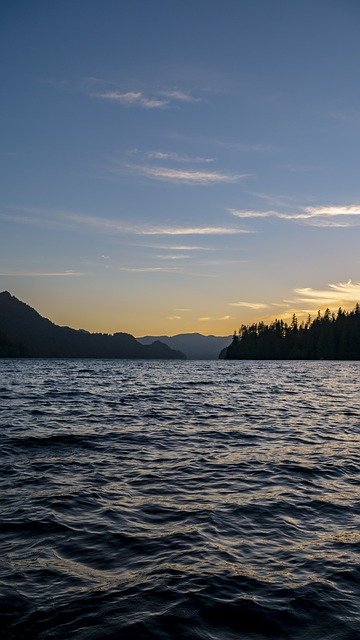Free download Sunset On The Lake And -  free photo or picture to be edited with GIMP online image editor