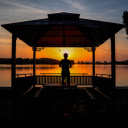 Sunset on the river  screen for extension Chrome web store in OffiDocs Chromium