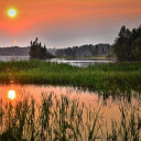 Sunset on the water  screen for extension Chrome web store in OffiDocs Chromium