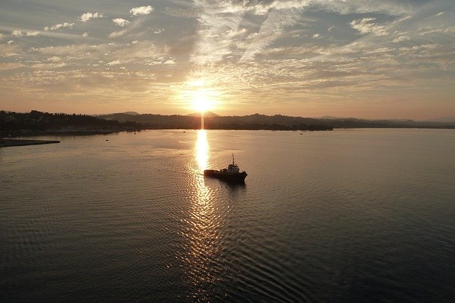 Free download Sunset Sea -  free photo or picture to be edited with GIMP online image editor