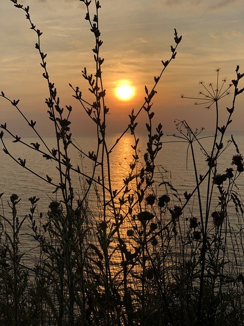 Free download Sunset Sea Sky -  free free photo or picture to be edited with GIMP online image editor