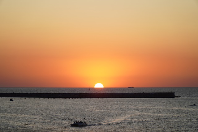 Free download sunset sea sky summer sun free picture to be edited with GIMP free online image editor