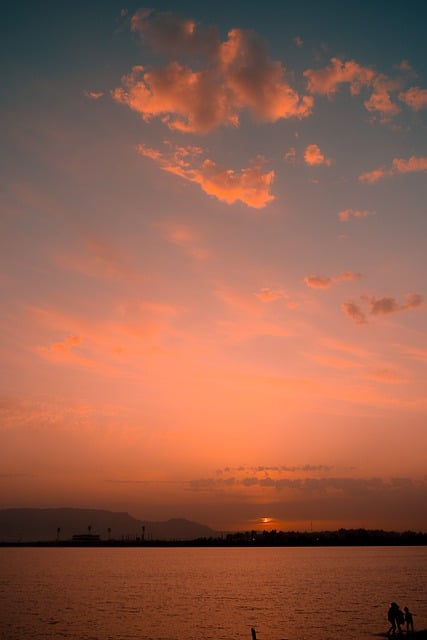 دانلود رایگان عکس غروب آفتاب دریا ابرهای سوئز مصر برای ویرایش با ویرایشگر تصویر آنلاین رایگان GIMP