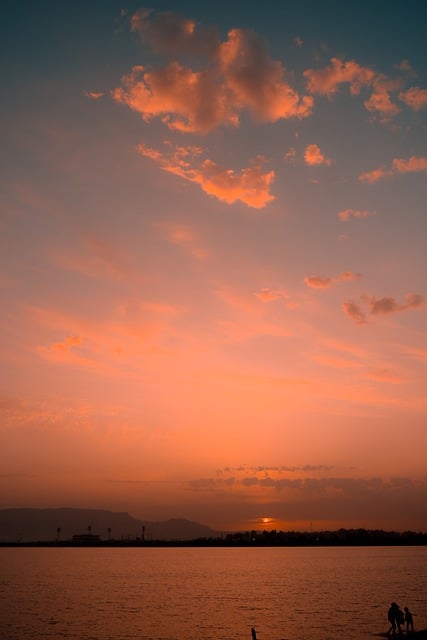 Free download sunset sea sun clouds suez egypt free picture to be edited with GIMP free online image editor