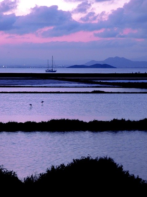 Free download Sunset Sky Marshes -  free photo or picture to be edited with GIMP online image editor