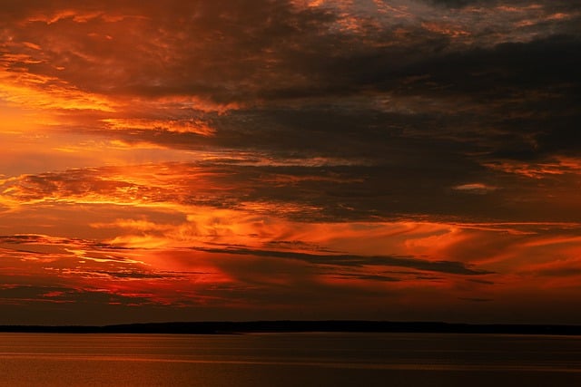 Free download sunset sky nature climate free picture to be edited with GIMP free online image editor