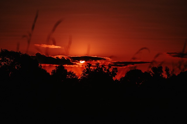 Free download sunset sky nature dusk outdoors free picture to be edited with GIMP free online image editor