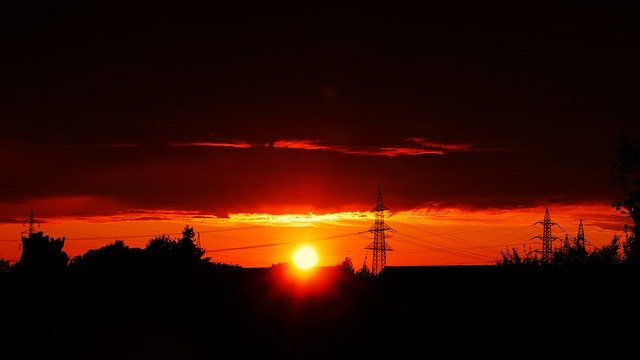 Free download Sunset Sun Germany -  free photo or picture to be edited with GIMP online image editor