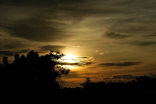 Free download sunset sun nature night sky free picture to be edited with GIMP free online image editor