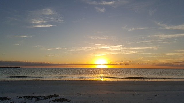Free download Sunset Tampa Bay Gulf Of -  free photo or picture to be edited with GIMP online image editor