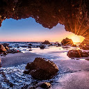 Sunset Through the Coastal Cave  screen for extension Chrome web store in OffiDocs Chromium