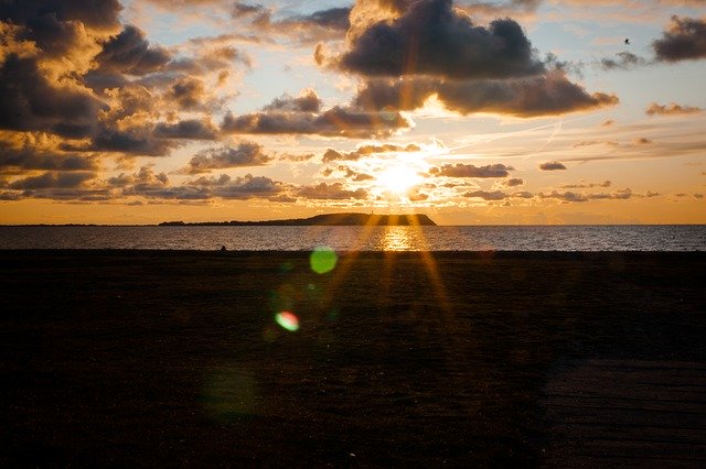 Free download Sun Setting Sunset -  free photo or picture to be edited with GIMP online image editor