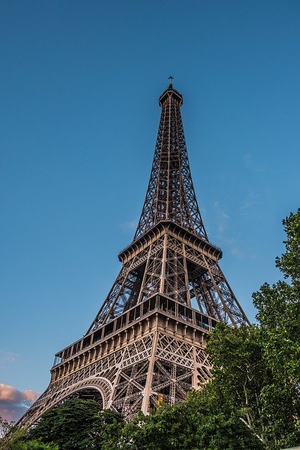 Download gratuito Sunset Tower Eiffel - foto o immagine gratuita da modificare con l'editor di immagini online di GIMP