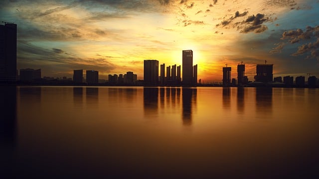 Free download sunset twilight glow chan ba sky free picture to be edited with GIMP free online image editor