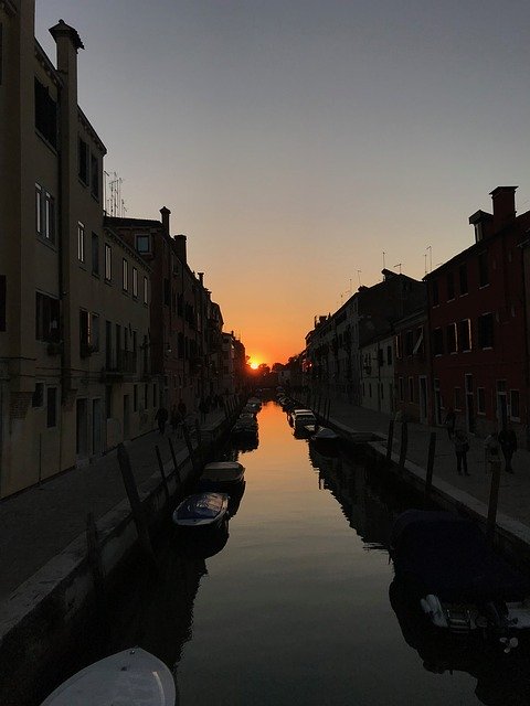 Free picture Sunset Venice Italy -  to be edited by GIMP free image editor by OffiDocs