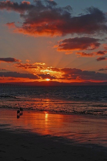 הורדה חינם של Sunset Water Mar - תמונה או תמונה בחינם לעריכה עם עורך התמונות המקוון GIMP