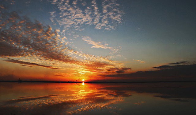 Free download sunset winter landscape ocean dusk free picture to be edited with GIMP free online image editor