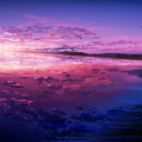Sunset with ocean  screen for extension Chrome web store in OffiDocs Chromium