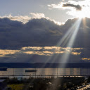 Sun shines through the clouds  screen for extension Chrome web store in OffiDocs Chromium