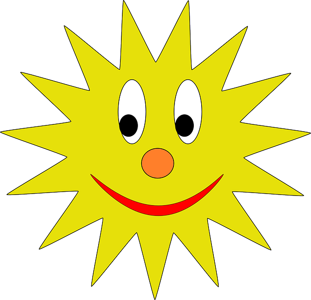 Descărcare gratuită Sun Smiley Zâmbind - Grafică vectorială gratuită pe Pixabay ilustrație gratuită pentru a fi editată cu editorul de imagini online gratuit GIMP