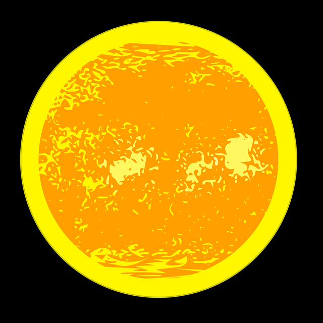 Free download Sun Solar System Illustration -  free illustration to be edited with GIMP free online image editor