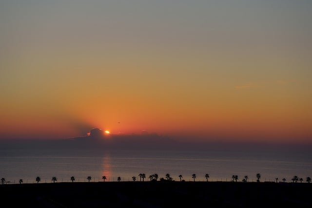 Free download sun sunrise sea beach coast ocean free picture to be edited with GIMP free online image editor