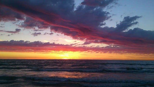 Template Photo Sun Sunset Sea -  for OffiDocs