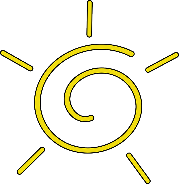 Free download Sun Yellow Rays - Free vector graphic on Pixabay free illustration to be edited with GIMP free online image editor