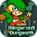 Super Dangerous Dungeons Game Enjoy Free, Offline Platforming Fun!  screen for extension Chrome web store in OffiDocs Chromium