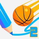Super Dunk Line 2 Game  screen for extension Chrome web store in OffiDocs Chromium