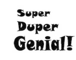 Free download Super Duper Genial Logo free photo or picture to be edited with GIMP online image editor