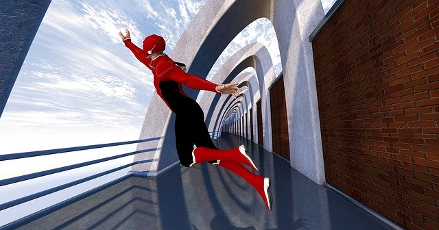 Free download Superhero Super Hero Superman -  free illustration to be edited with GIMP free online image editor