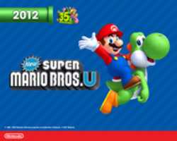 Free download Super Mario Bros. Series Anniversary Wallpaper free photo or picture to be edited with GIMP online image editor