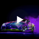 Supra Drift Live Wallpaper New Tab  screen for extension Chrome web store in OffiDocs Chromium