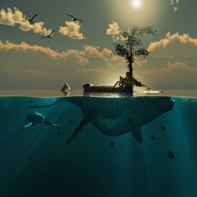 Free download surreal fantasy animal 3d render free picture to be edited with GIMP free online image editor