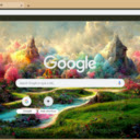 Surreal Fantasy Landscape  screen for extension Chrome web store in OffiDocs Chromium