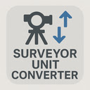 Surveyor Unit Converter  screen for extension Chrome web store in OffiDocs Chromium
