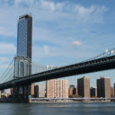 Suspension Bridge Over River in a City  screen for extension Chrome web store in OffiDocs Chromium