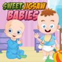 Sweet Babies Jigsaw Game  screen for extension Chrome web store in OffiDocs Chromium