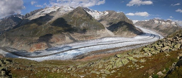 Download gratuito Svizzera Ghiacciaio dell'Aletsch - foto o immagine gratis da modificare con l'editor di immagini online GIMP