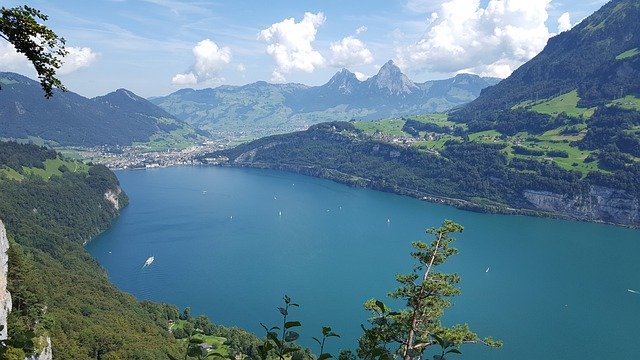 הורדה חינם Switzerland Lake Central - תמונה או תמונה בחינם לעריכה עם עורך התמונות המקוון GIMP