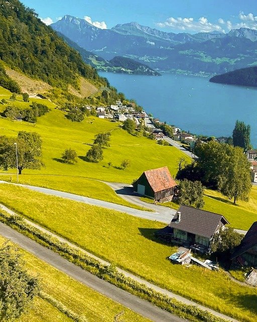 Free download switzerland ocean mountains free picture to be edited with GIMP free online image editor