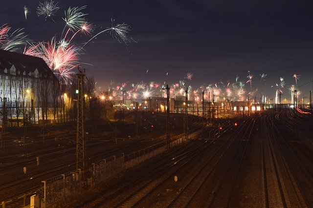 Descarga gratuita Sylvester Fireworks Munich: foto o imagen gratuita para editar con el editor de imágenes en línea GIMP