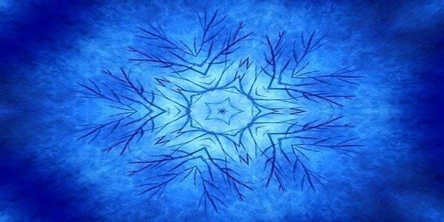 Free download Symmetry Kaleidoscope Blue -  free illustration to be edited with GIMP free online image editor