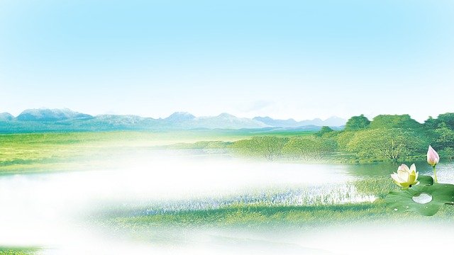 Free download Synthesis Riverside Landscape The -  free illustration to be edited with GIMP free online image editor