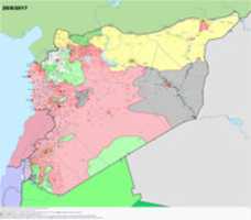 Free download Syria Civil War map 30th August 2017 free photo or picture to be edited with GIMP online image editor