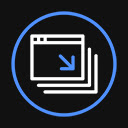 Tabbed.io New Tab Page  screen for extension Chrome web store in OffiDocs Chromium