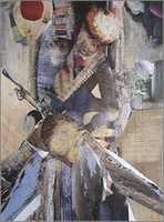 Free download tableaux_collages_guy_garnier_jimi_hendrix_320x420 free photo or picture to be edited with GIMP online image editor